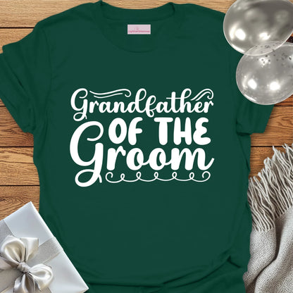 Grandfather of the Groom Wedding T-Shirt