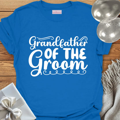 Grandfather of the Groom Wedding T-Shirt