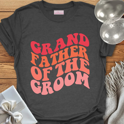 Grandfather of the Groom Wedding T-Shirt