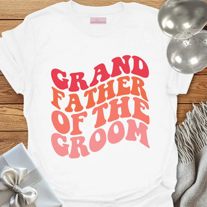 Grandfather of the Groom Wedding T-Shirt