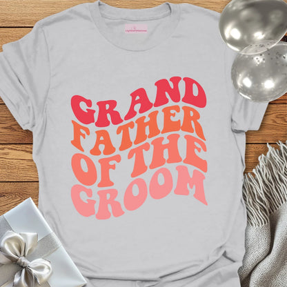 Grandfather of the Groom Wedding T-Shirt