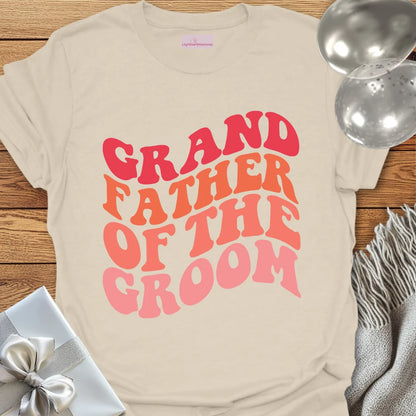 Grandfather of the Groom Wedding T-Shirt