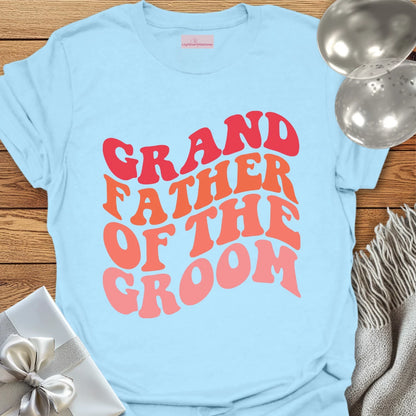 Grandfather of the Groom Wedding T-Shirt