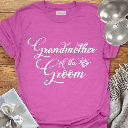 Grandmother of the Groom - Bridal Party T-Shirt