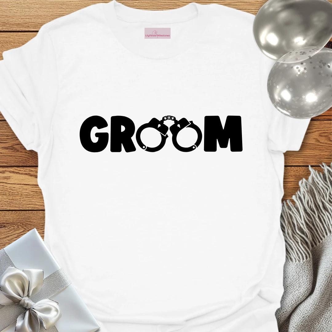 Groom T-Shirt (handcuffs)