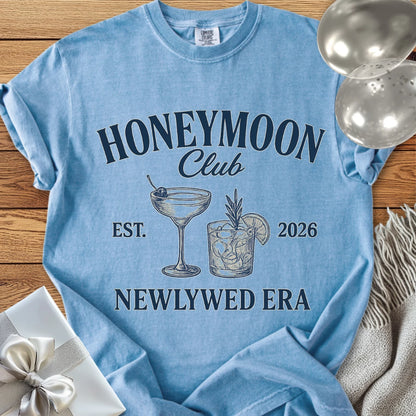 Honeymoon Club, Newlywed Era, Est. 2026 T-Shirt