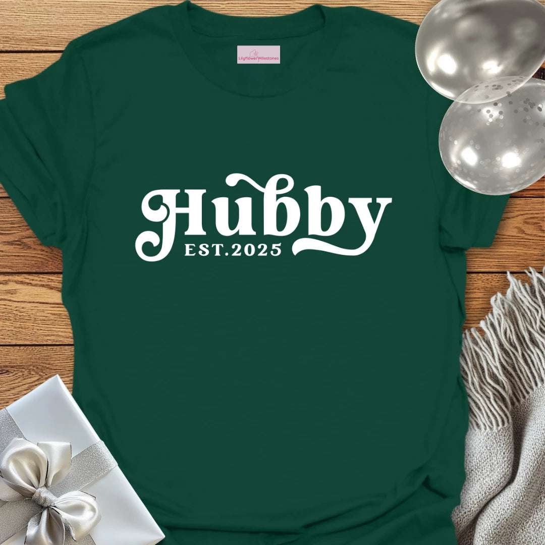 Hubby, Est. 2025 - Wedding T-Shirt