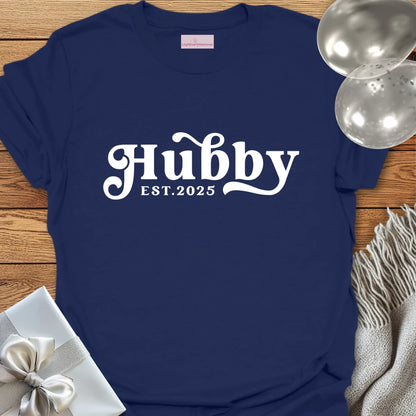 Hubby, Est. 2025 - Wedding T-Shirt
