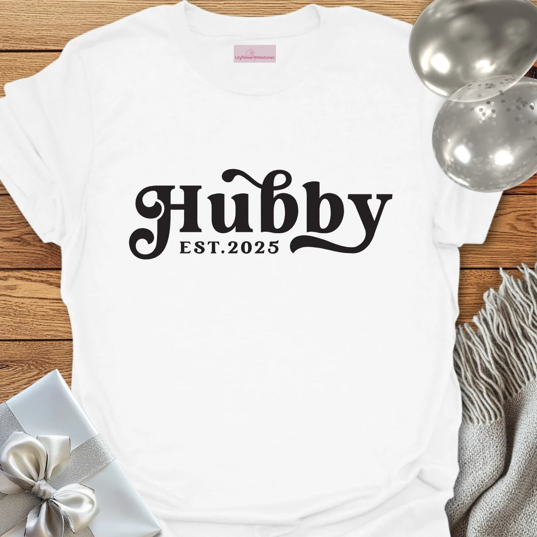 Hubby, Est. 2025 - Wedding T-Shirt
