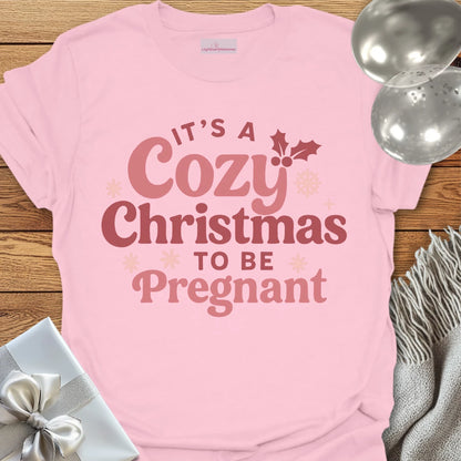 It's A Cosy Christmas to be Pregnant -  Christmas T-Shirt