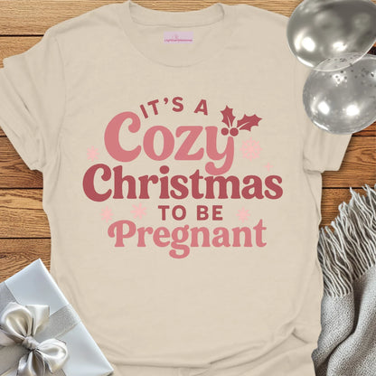 It's A Cosy Christmas to be Pregnant -  Christmas T-Shirt
