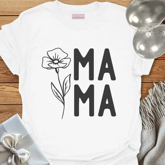 MaMa Floral T-Shirt