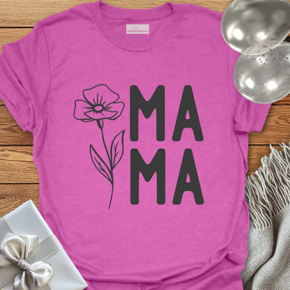 MaMa Floral T-Shirt