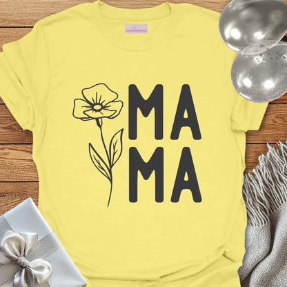 MaMa Floral T-Shirt