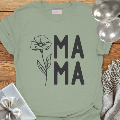 MaMa Floral T-Shirt