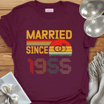 Married Since 1955 - 70th Wedding Anniversary T-Shirt