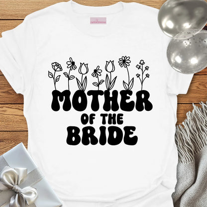 Mother of the Bride (Wildflowers) - Bridal Party T-Shirt