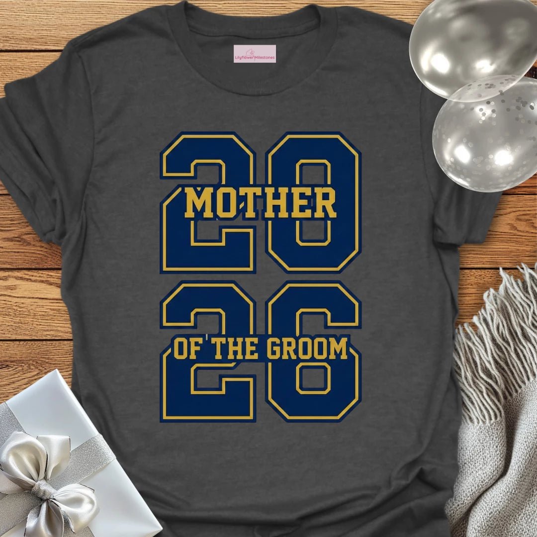 Mother of the Groom - Varsity Wedding T-Shirt