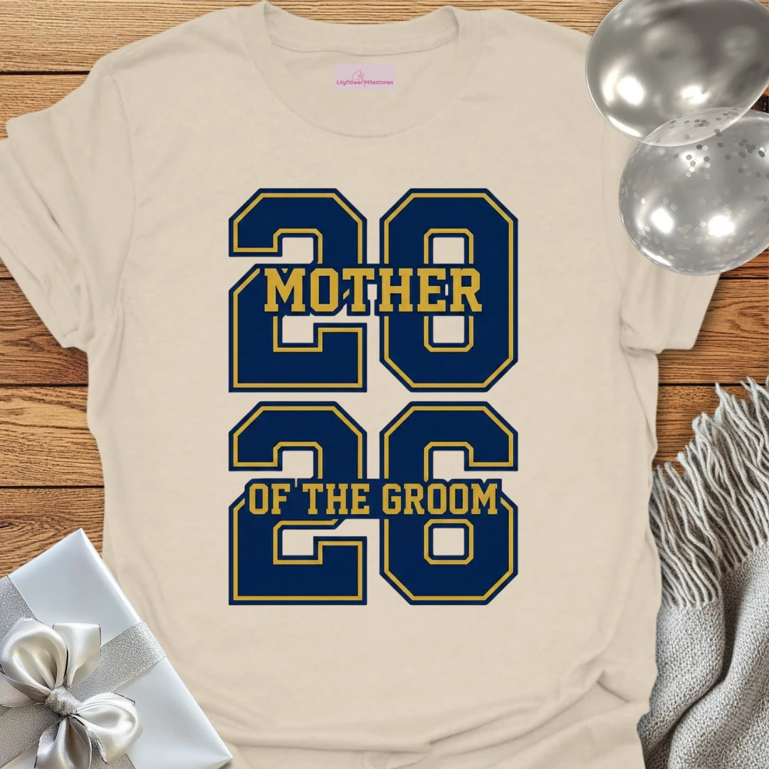 Mother of the Groom - Varsity Wedding T-Shirt