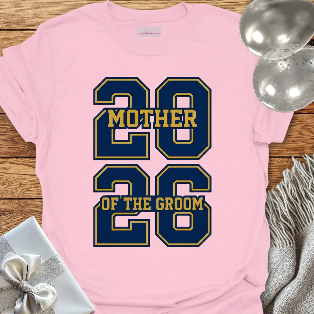 Mother of the Groom - Varsity Wedding T-Shirt
