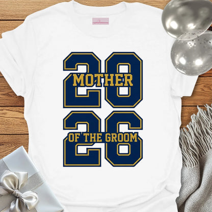 Mother of the Groom - Varsity Wedding T-Shirt