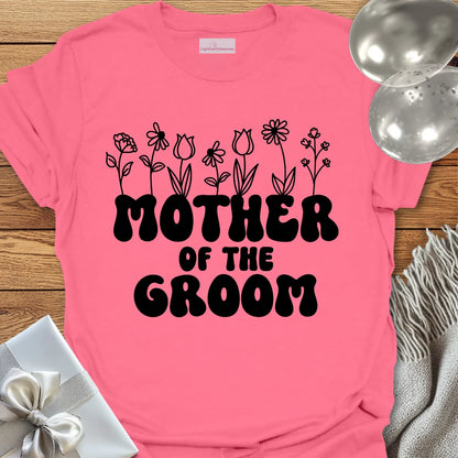 Mother of the Groom (Wildflowers) - Bridal Party T-Shirt