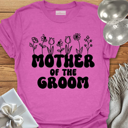 Mother of the Groom (Wildflowers) - Bridal Party T-Shirt
