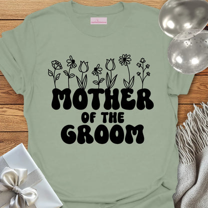 Mother of the Groom (Wildflowers) - Bridal Party T-Shirt