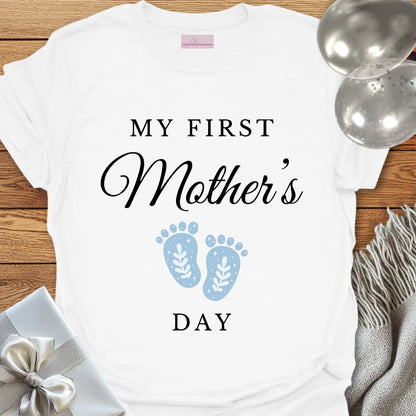 My First Mother's Day (blue) - Mother's Day T-Shirt