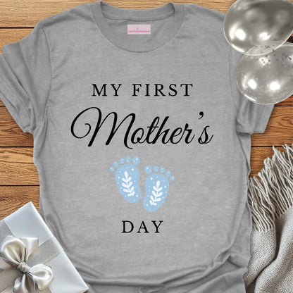 My First Mother's Day (blue) - Mother's Day T-Shirt