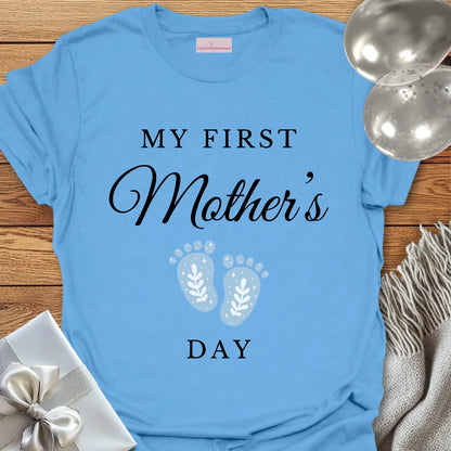 My First Mother's Day (blue) - Mother's Day T-Shirt