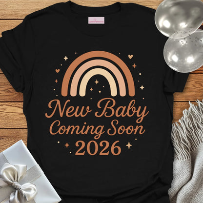 New Baby Coming Soon, 2026 - Pregnancy Announcement T-Shirt