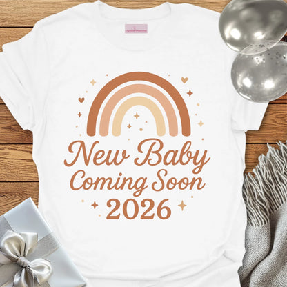 New Baby Coming Soon, 2026 - Pregnancy Announcement T-Shirt
