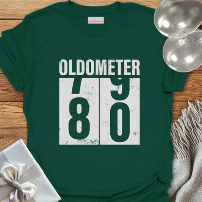 Oldometer 80 - 80th Birthday T-Shirt