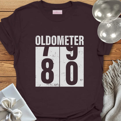 Oldometer 80 - 80th Birthday T-Shirt