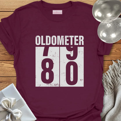 Oldometer 80 - 80th Birthday T-Shirt