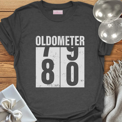 Oldometer 80 - 80th Birthday T-Shirt