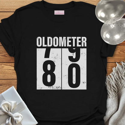 Oldometer 80 - 80th Birthday T-Shirt