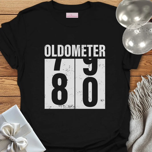 Oldometer 80 - 80th Birthday T-Shirt