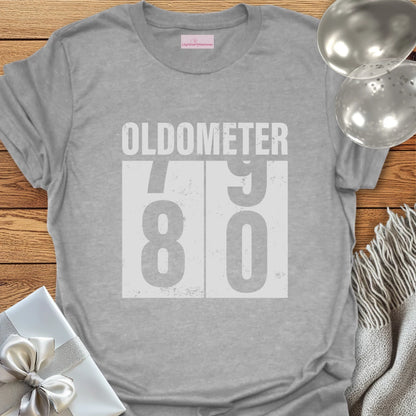 Oldometer 80 - 80th Birthday T-Shirt