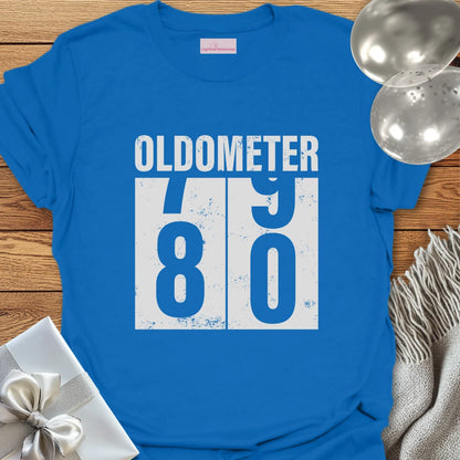 Oldometer 80 - 80th Birthday T-Shirt