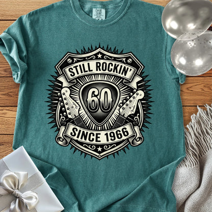 60, Still Rockin' Since 1966 - Premium 60th Birthday T-Shirt