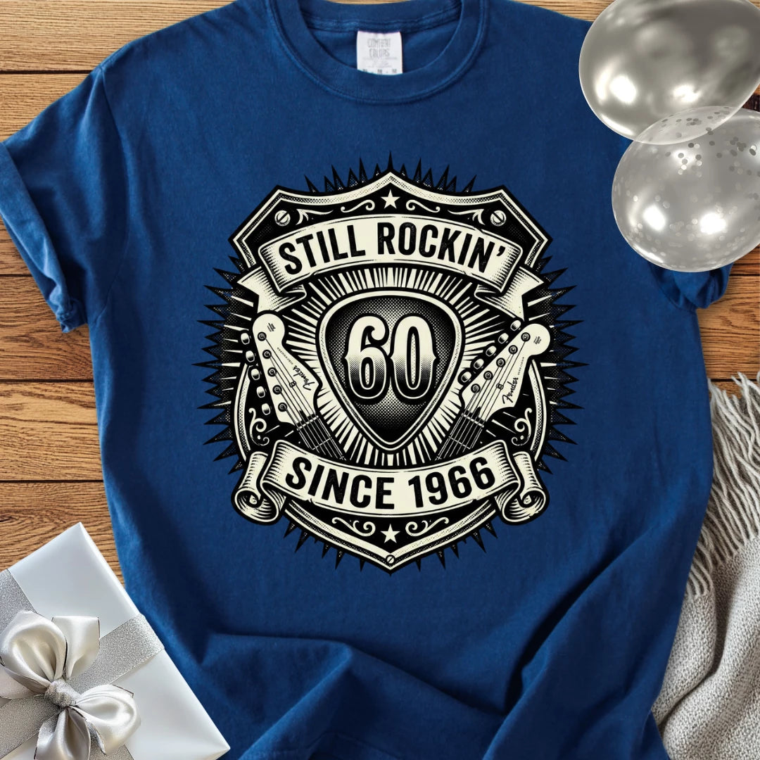 60, Still Rockin' Since 1966 - Premium 60th Birthday T-Shirt