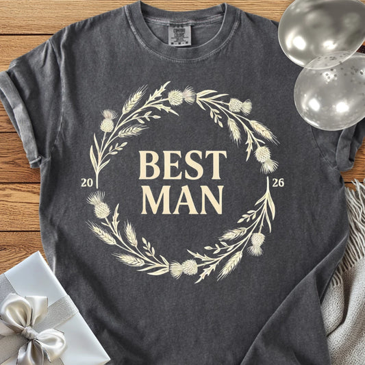Best Man 2026 - Premium Wedding T-Shirt