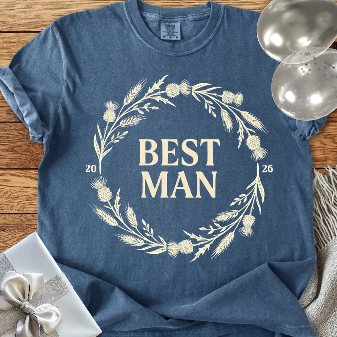 Best Man 2026 - Premium Wedding T-Shirt
