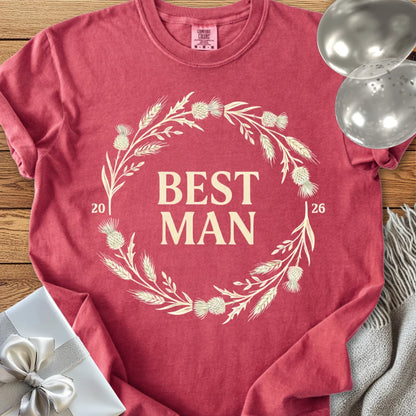 Best Man 2026 - Premium Wedding T-Shirt