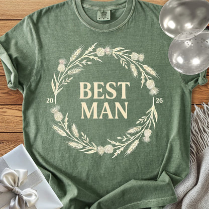 Best Man 2026 - Premium Wedding T-Shirt