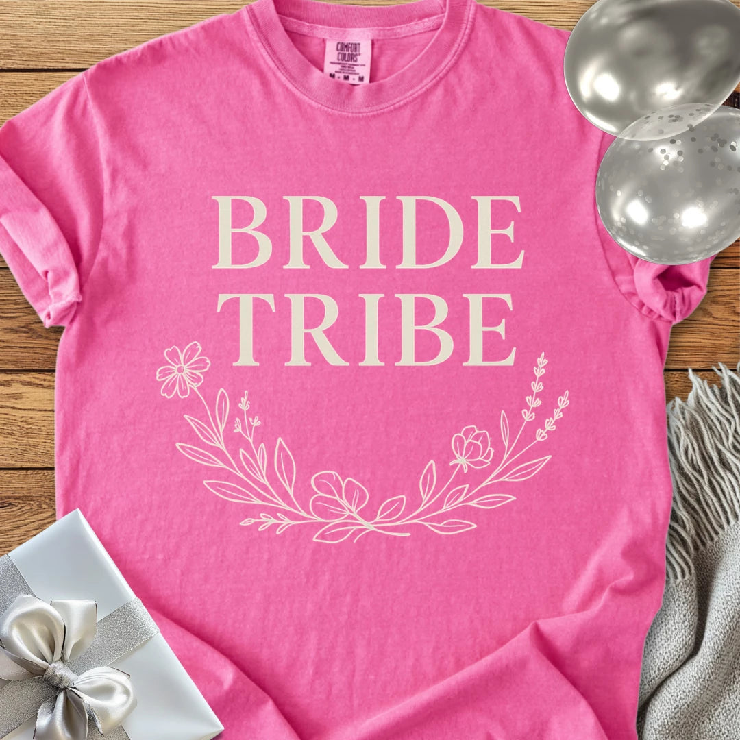 Bride Tribe - Premium Bloom Bridal Party T-Shirt