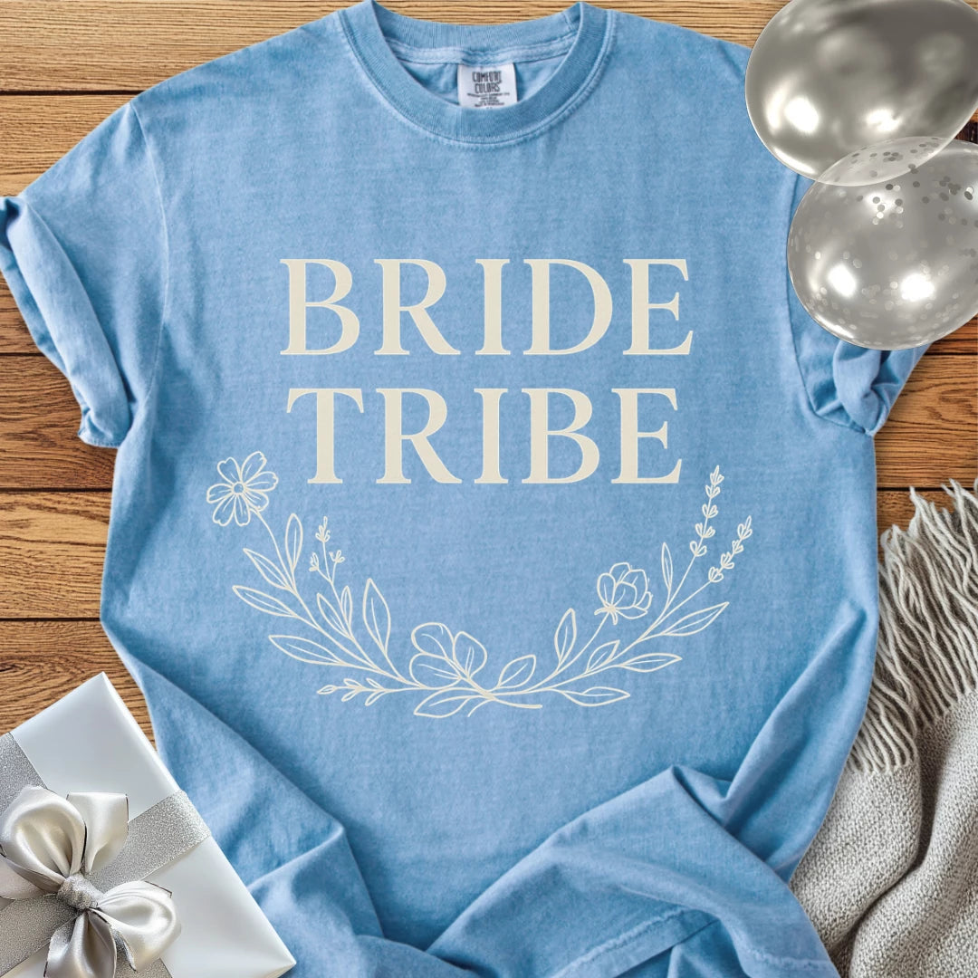 Bride Tribe - Premium Bloom Bridal Party T-Shirt