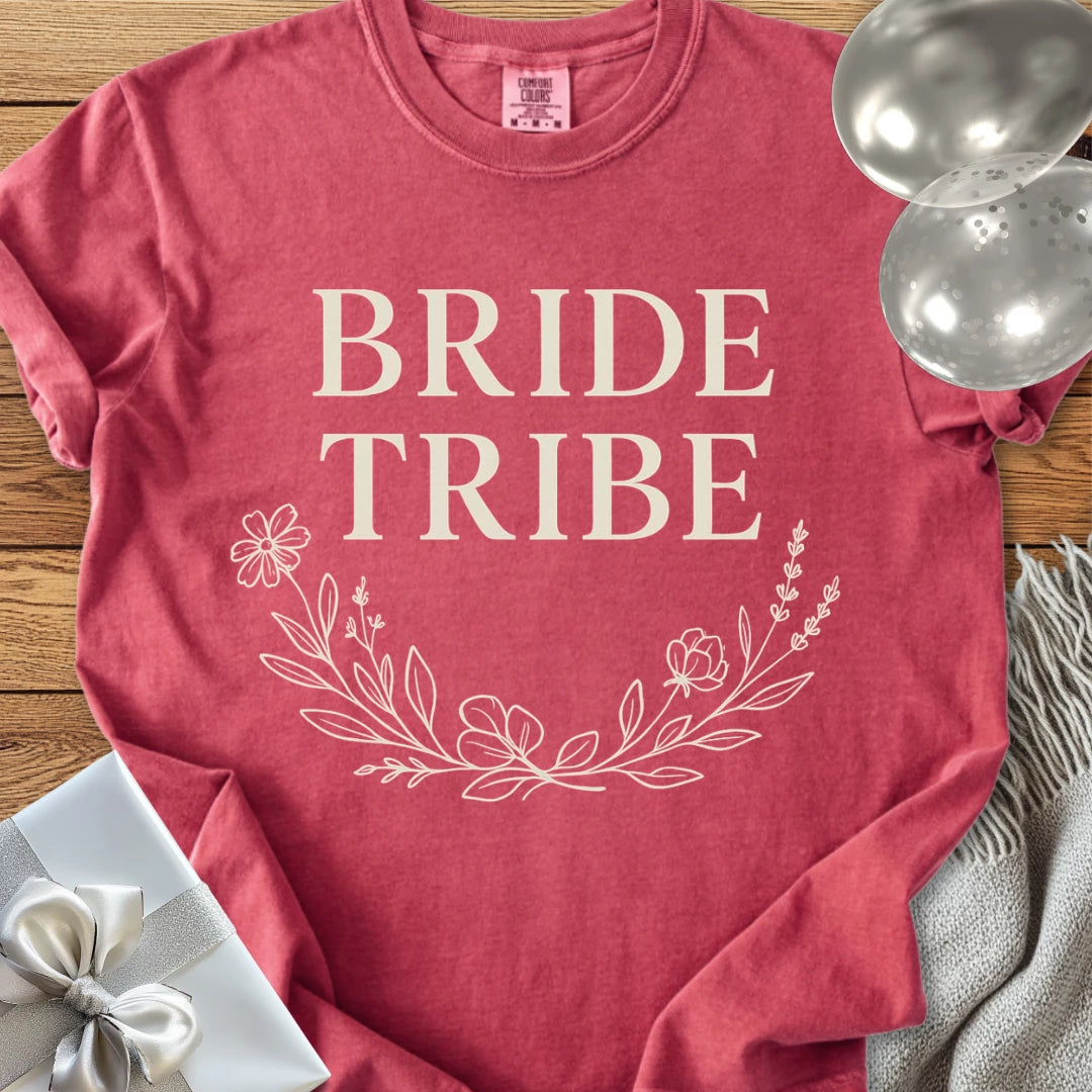 Bride Tribe - Premium Bloom Bridal Party T-Shirt